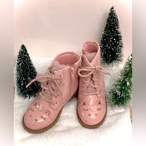 Patent Leather Unicorn Boots